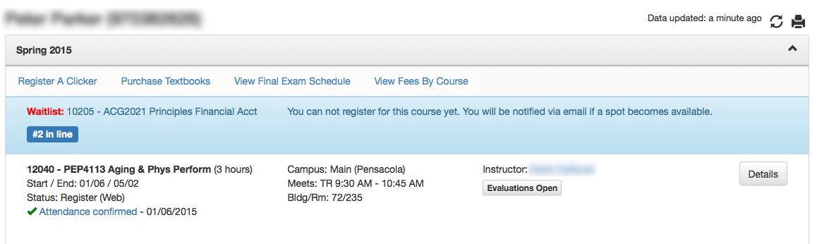 UWF Public Knowledge Base > Using the Classmate App for Students > in line.png desktop waitlist status