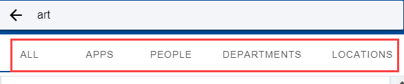 filter buttons