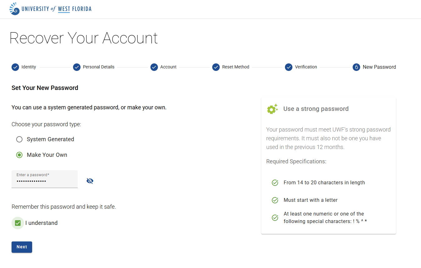 Recover Your Account