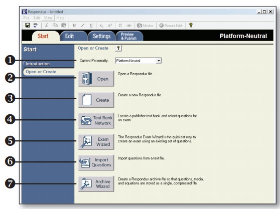 Respondus 4.0 Startup Screen Respondus 4.0 Startup Screen