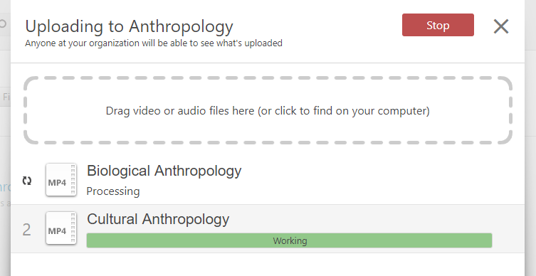 progress bar for uploading file