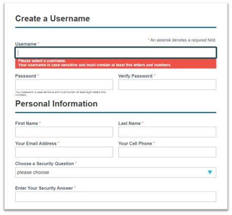 Fill out the form