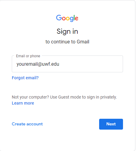 gmail log in