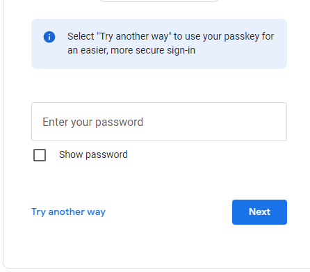 try another way