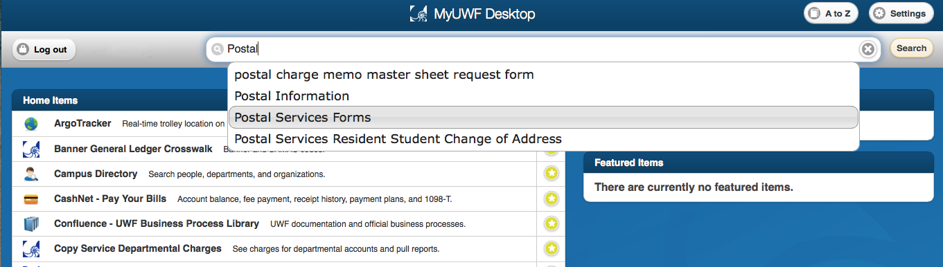 searching for postal services forms