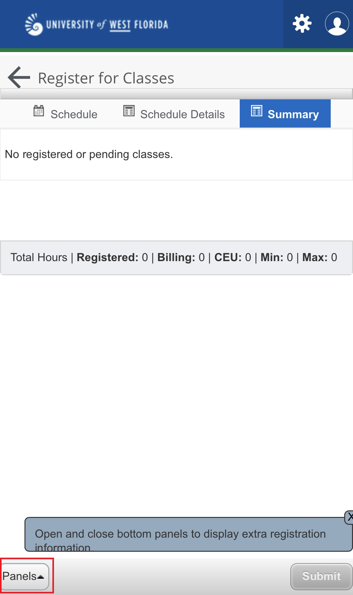 UWF Public Knowledge Base > Registering for Courses > IMG_7390.PNG