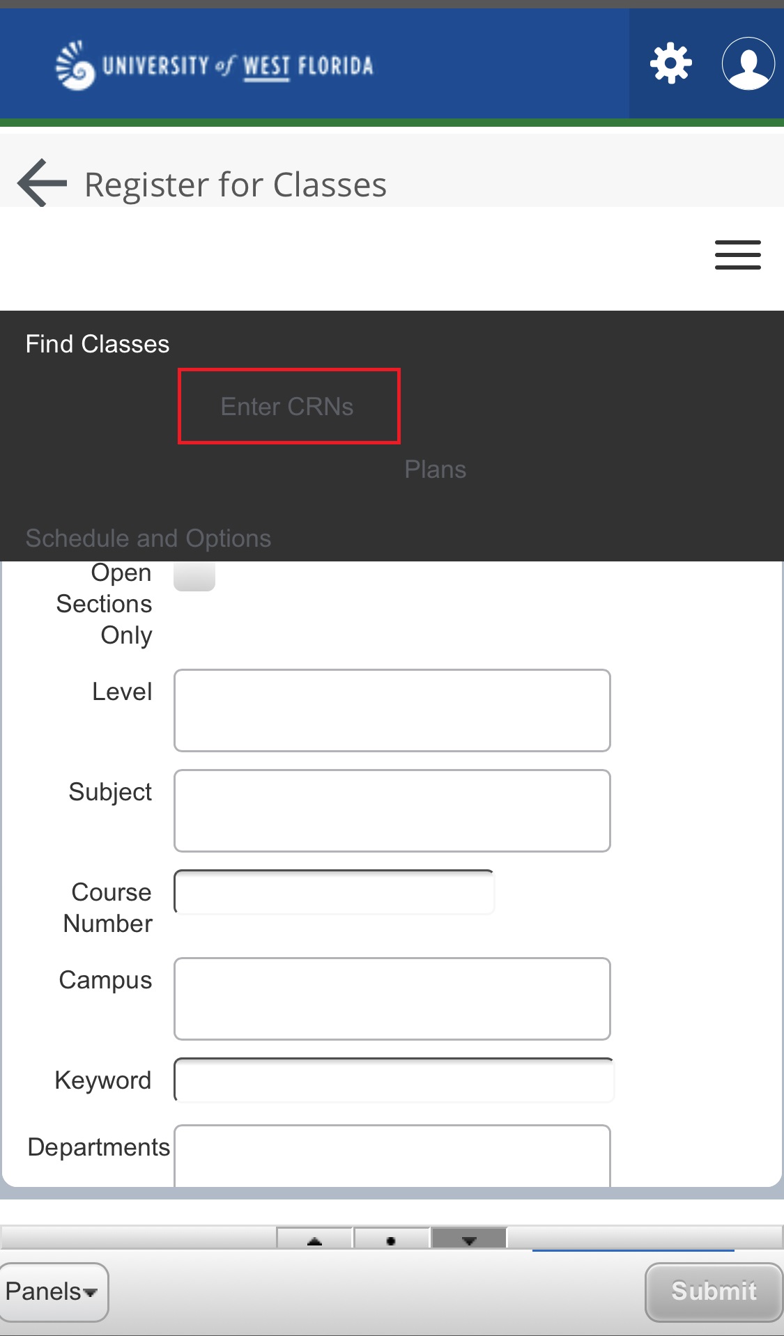 field for CRN