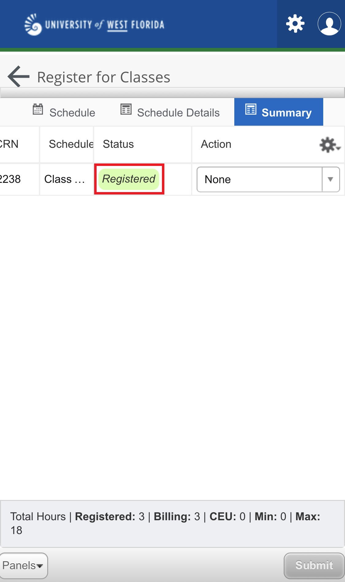 UWF Public Knowledge Base > Registering for Courses > IMG_7402.PNG