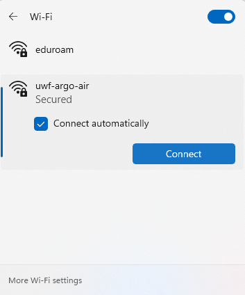 Argo Air Selection