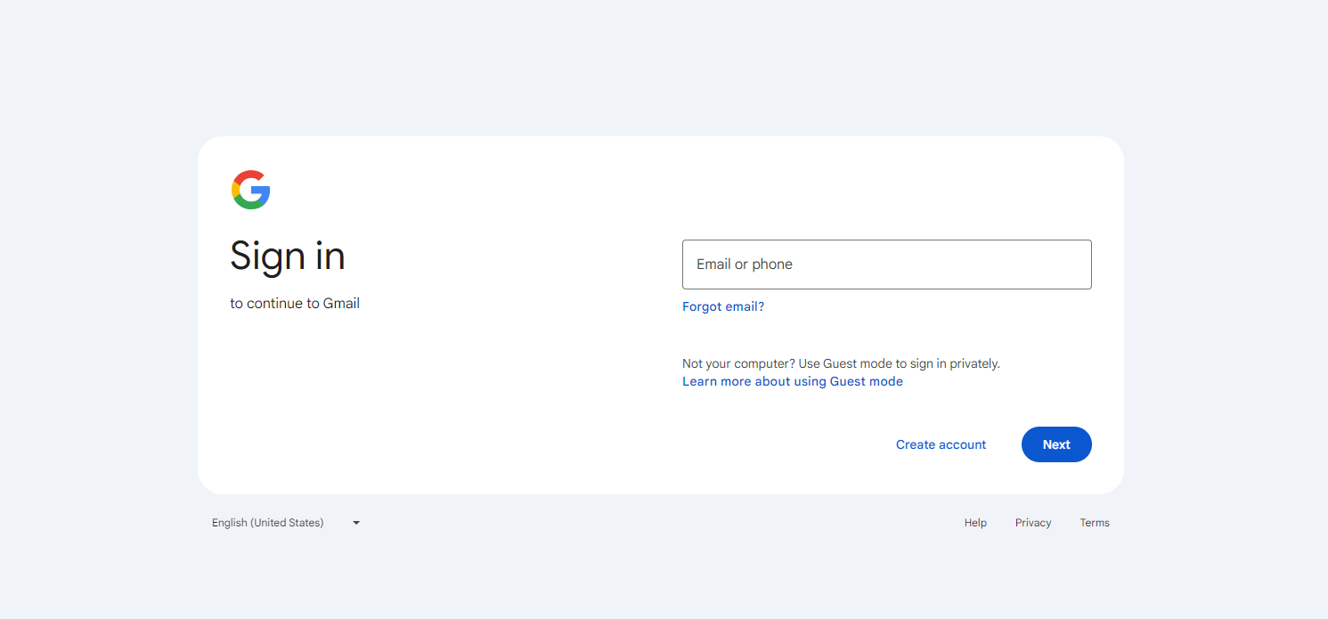 Sign-in Page