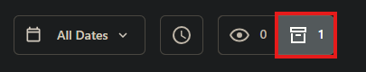 Click the Archived Videos Button to see what is currently archived