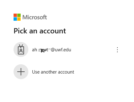 Pick an Account