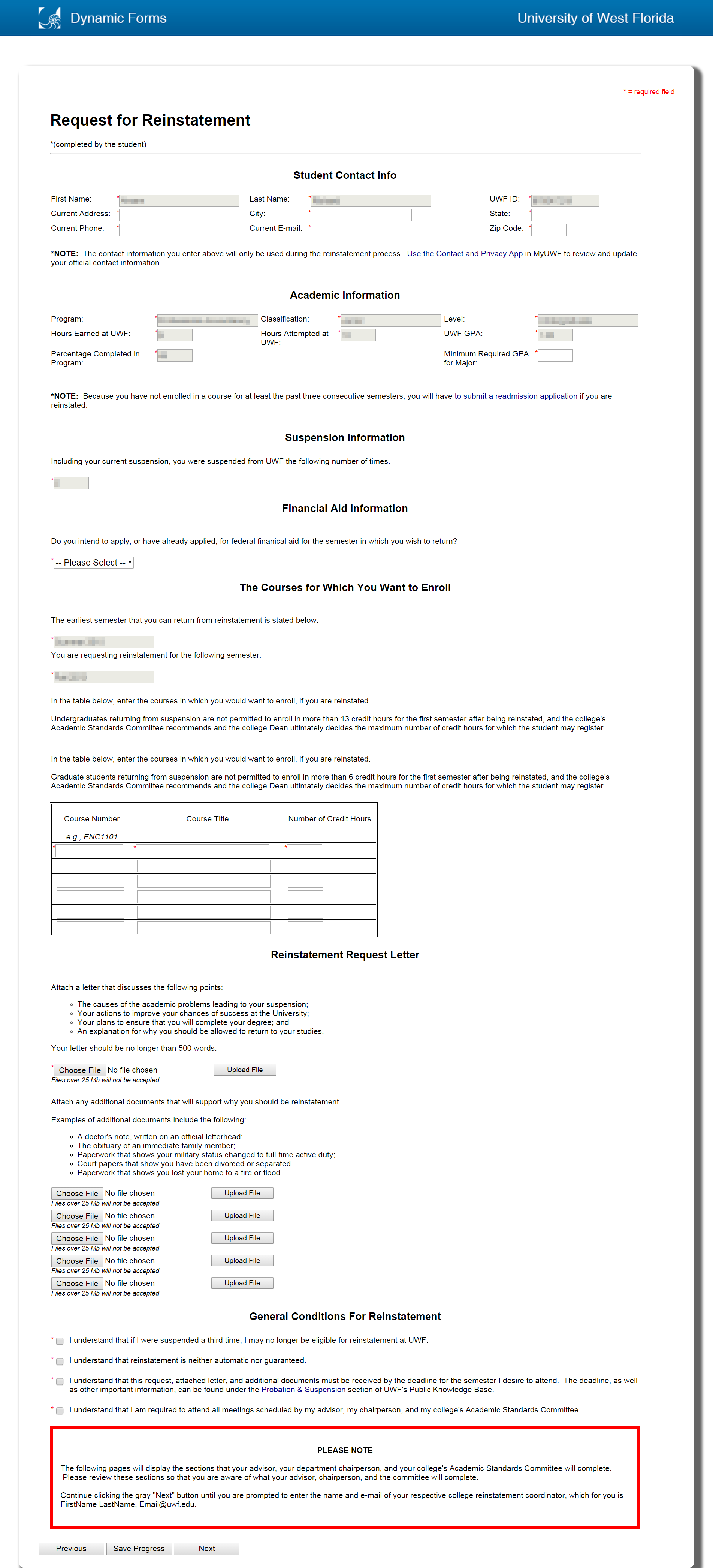 reinstatement letter reinstatement request from academic suspension uwf reinstatement letter reinstatement request from academic suspension uwf