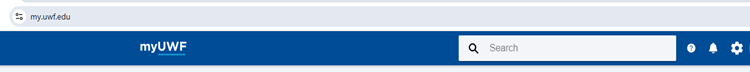 UWF Public Knowledge Base > Completing the IPT Deliverable 1 and Advanced Standing Status Form > Picture7.png (Log into My UWF) Log into My UWF