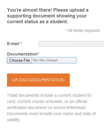 Uploading supporting documentation