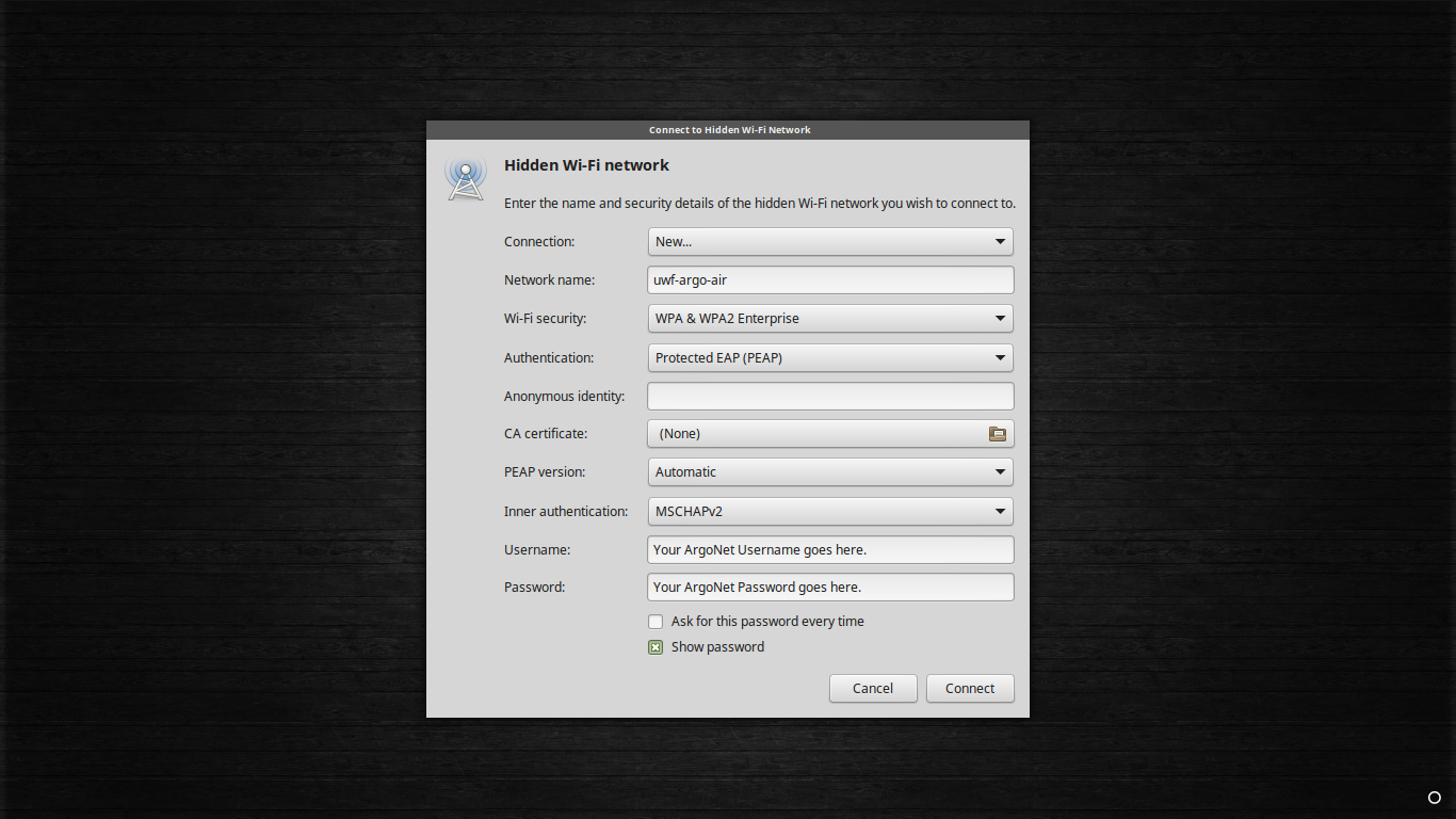 another various hidden wi-fi configurations to consider