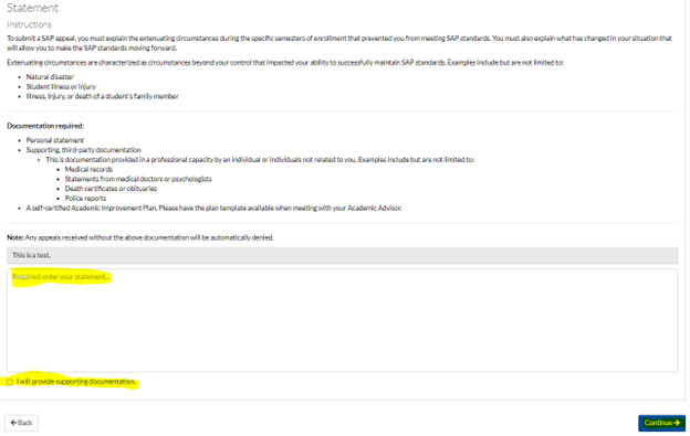 Enter information into Webform