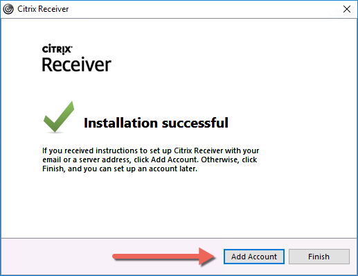 add account button