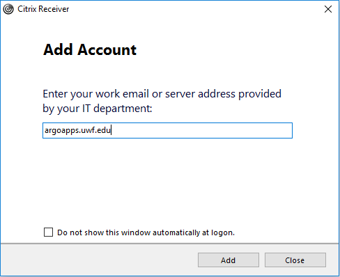 add account field