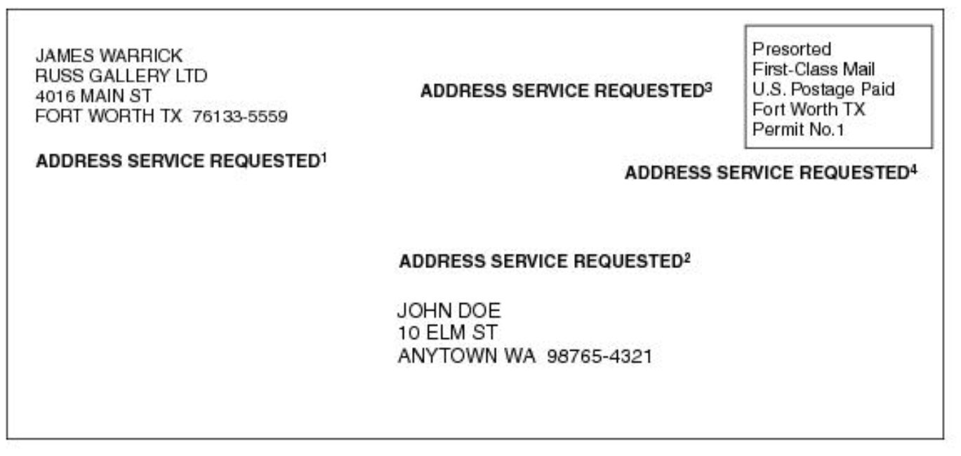 addressing envelope example