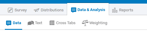 'Data and Analysis' tab