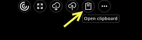 open clipboard icon