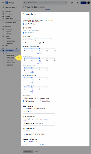 Posting policies settings