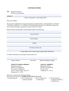 Page 1 of application form