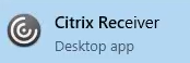 icon for Citrix Receiver Desktop app